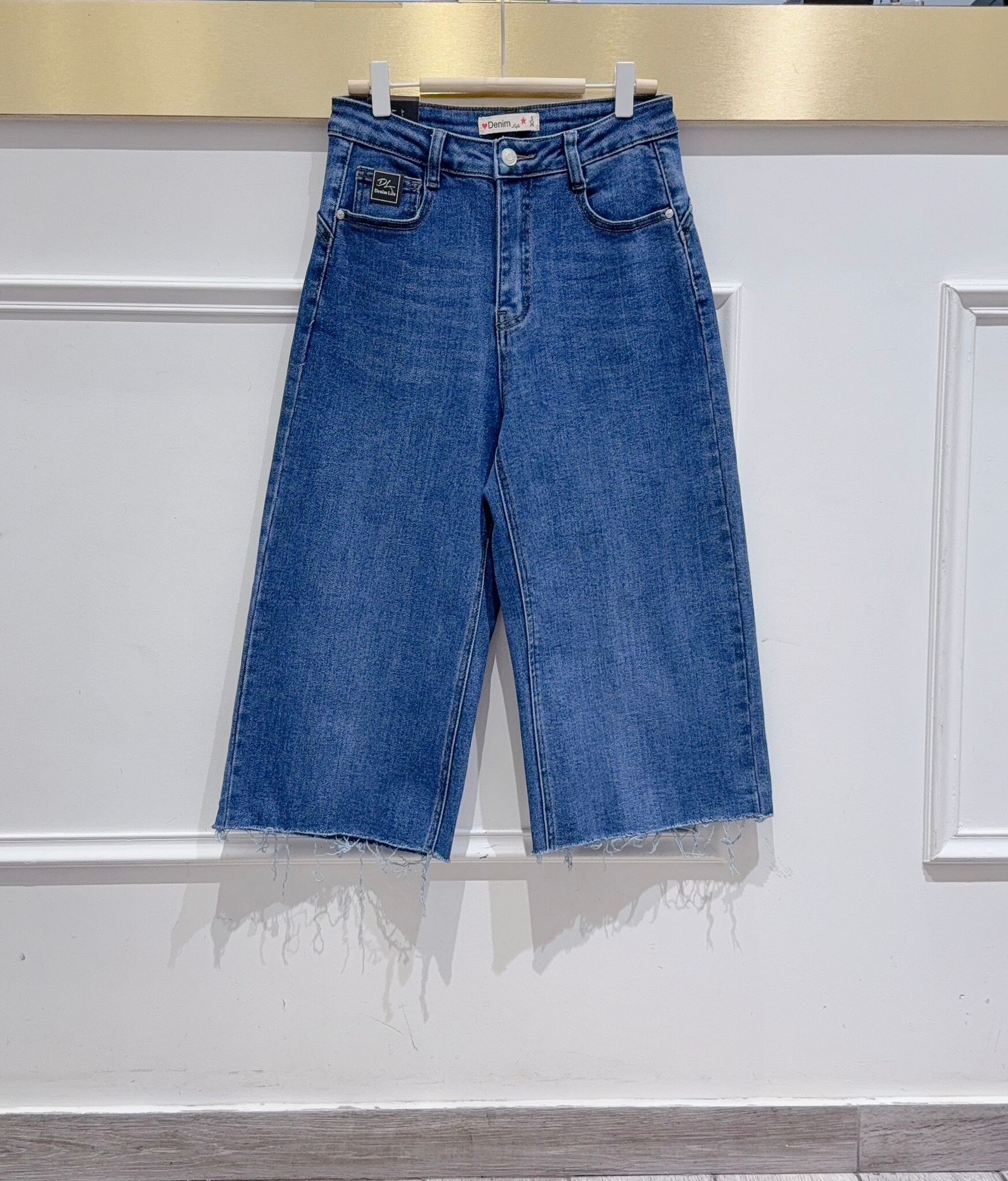 Grossista DENIM LIFE - Jeans elasticizzati a gamba larga