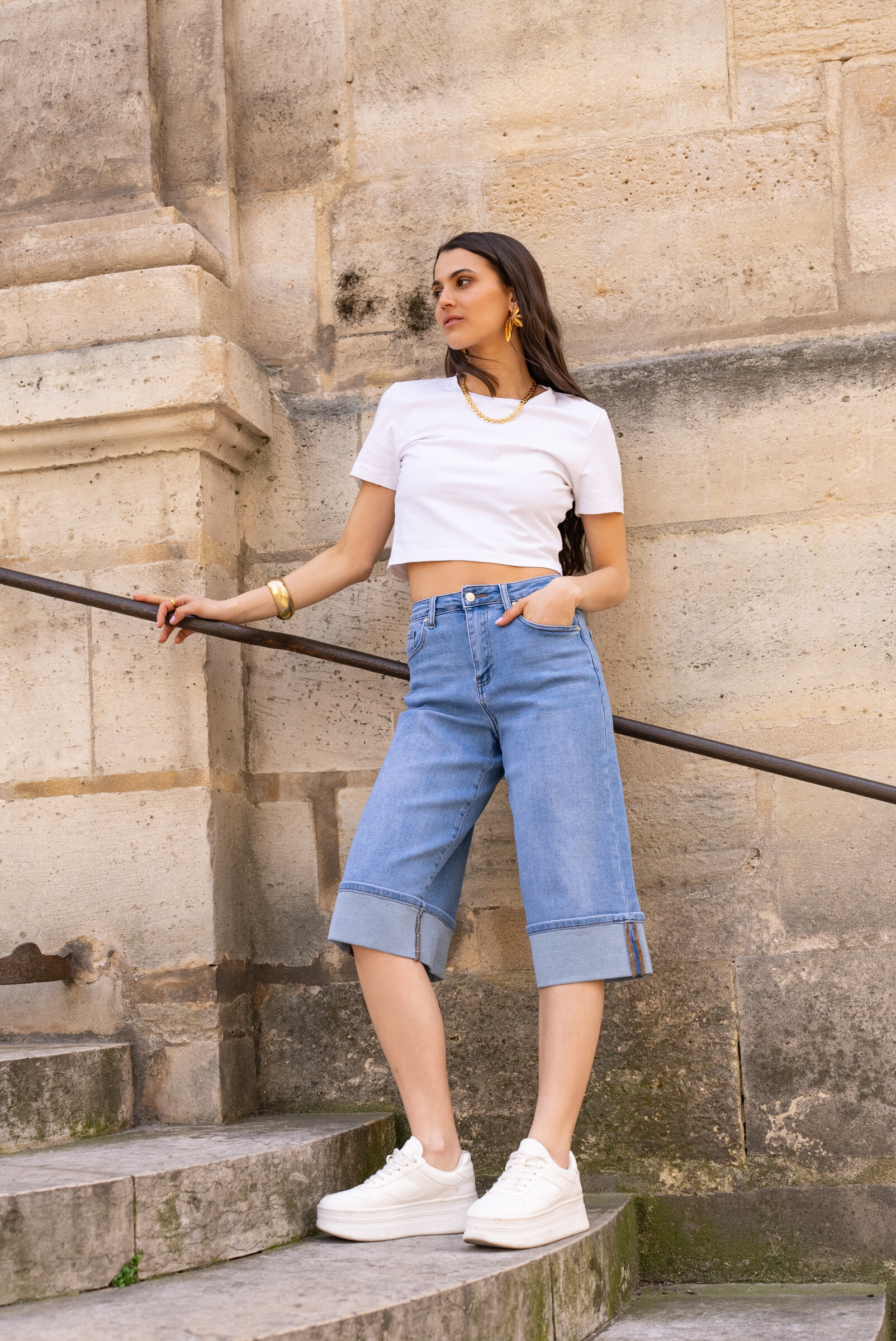 Mayorista DENIM LIFE - Bermudas Gran jersey jersey estiramiento