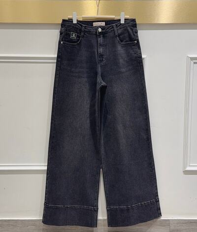 Grossiste DENIM LIFE - Jean super jambe large stretch grande taille Grossiste DENIM LIFE - Jean super jambe large stretch grande taille