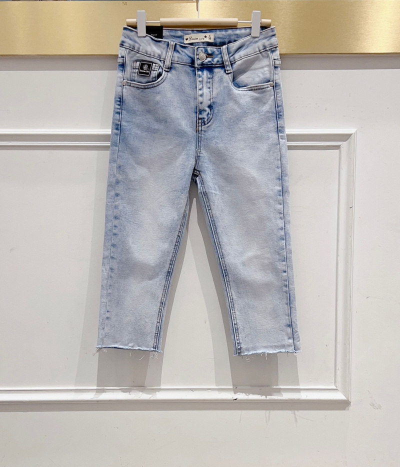 Grossiste DENIM LIFE - Jean skinny stretch grande taille pantacourt