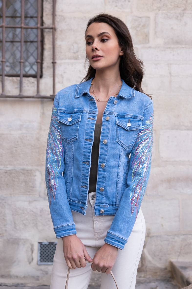 Wholesaler DENIM LIFE - Stretch denim jacket