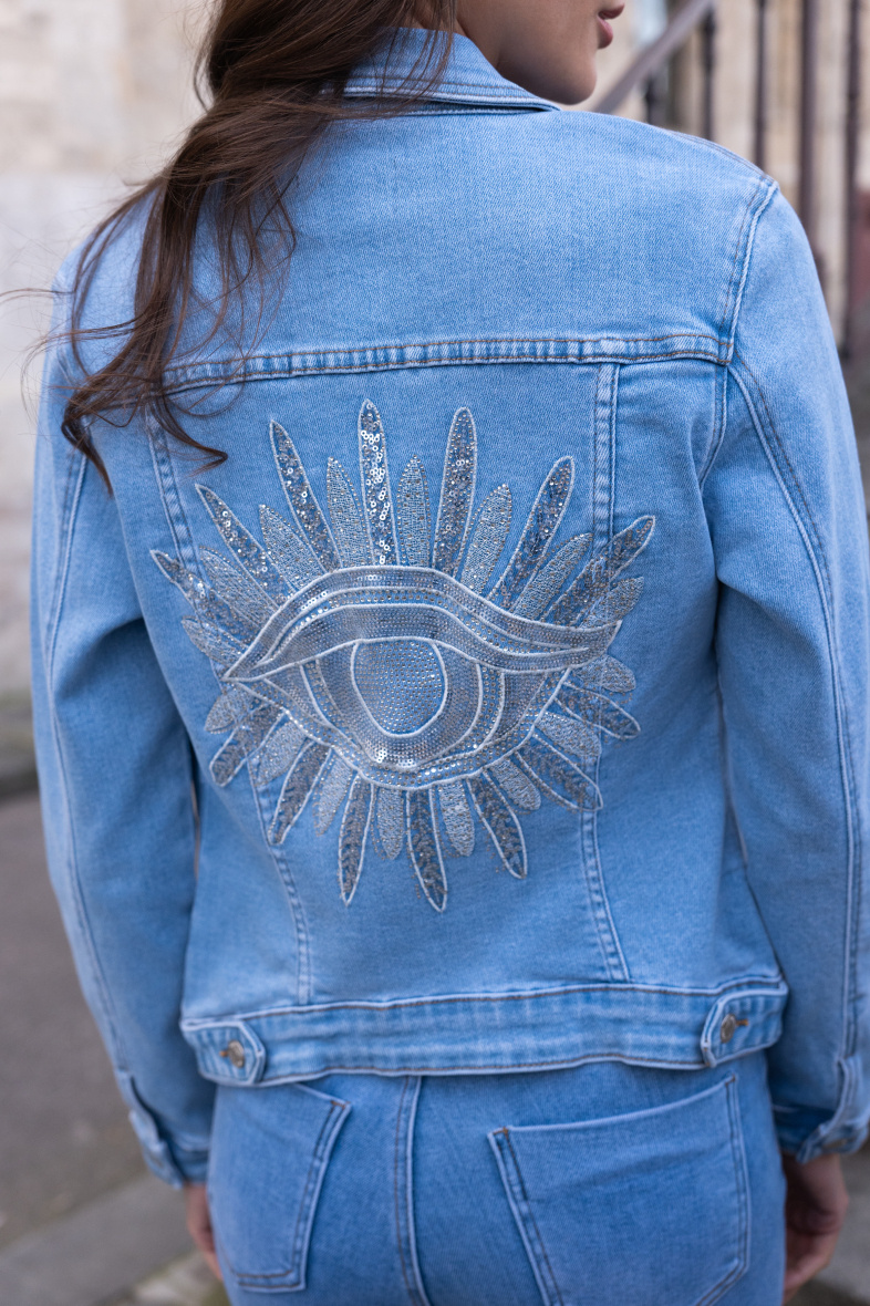 Wholesaler DENIM LIFE - Stretch denim jacket