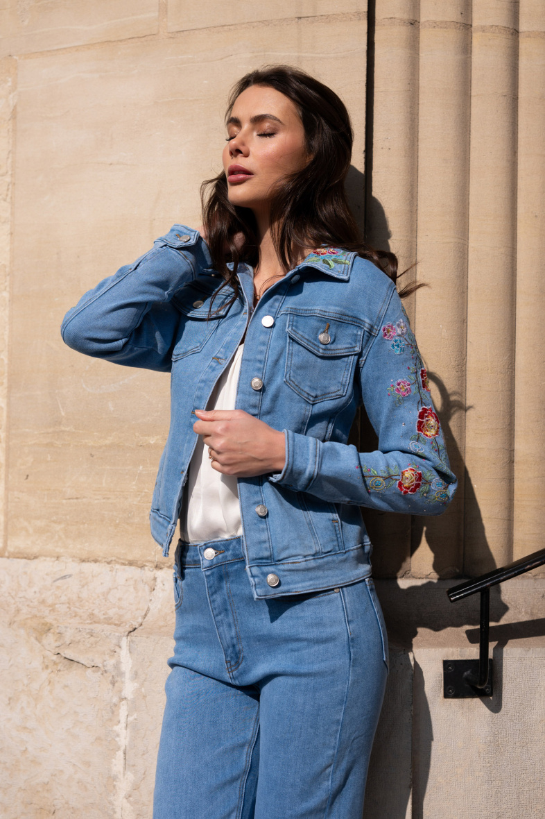 Wholesaler DENIM LIFE - Stretch denim jacket