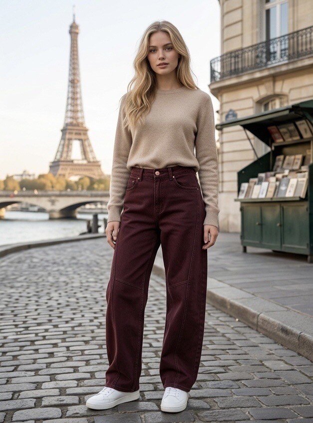 Grossista DENIM QUEEN - Jeans Neri Baggy