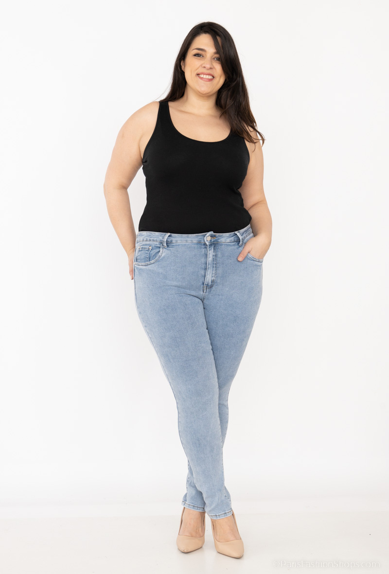 Großhändler DESTINA - Super bequeme Slim-Jeans