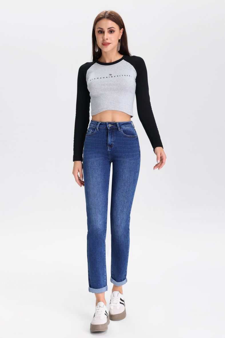 Großhändler DESTINA - Mom-Fit-Stretchjeans