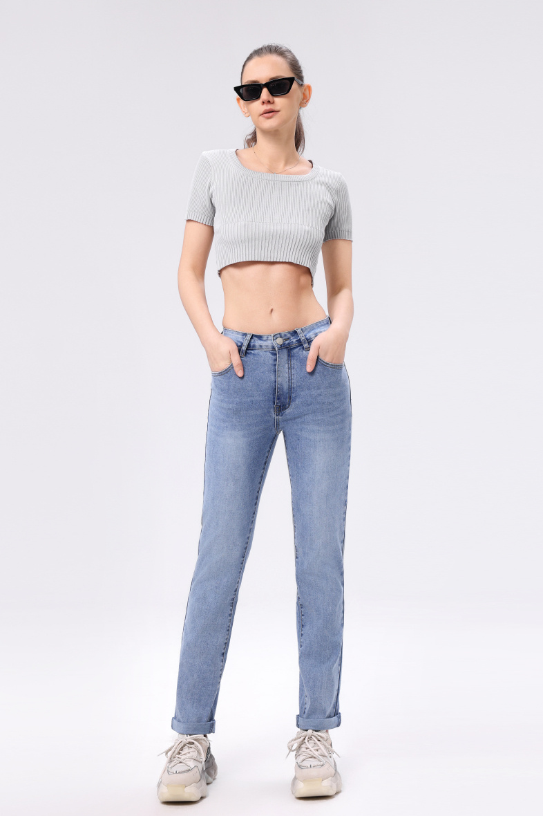 Großhändler DESTINA - Gerade Jeans in Übergröße