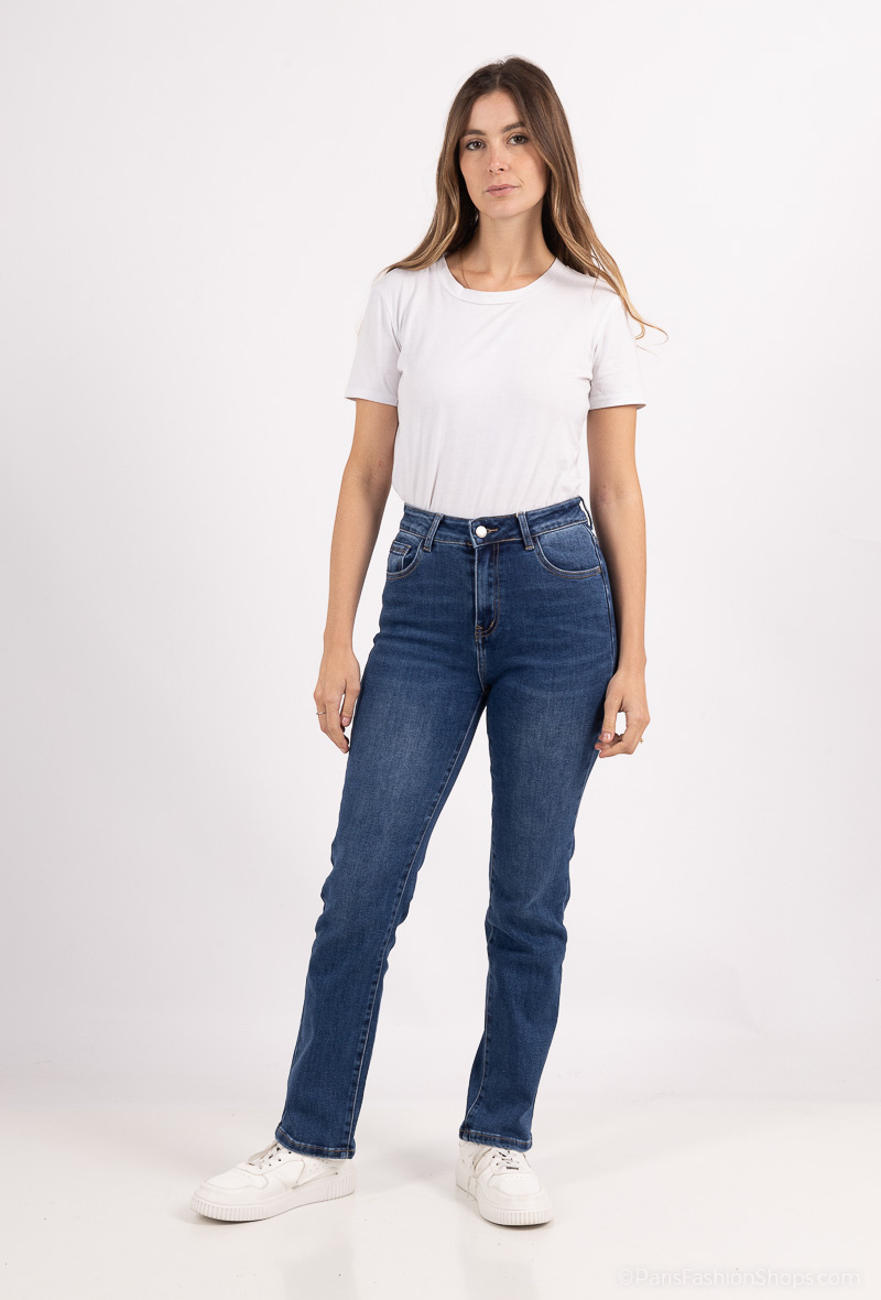 Großhändler DESTINA - Taillierte, gerade Jeans