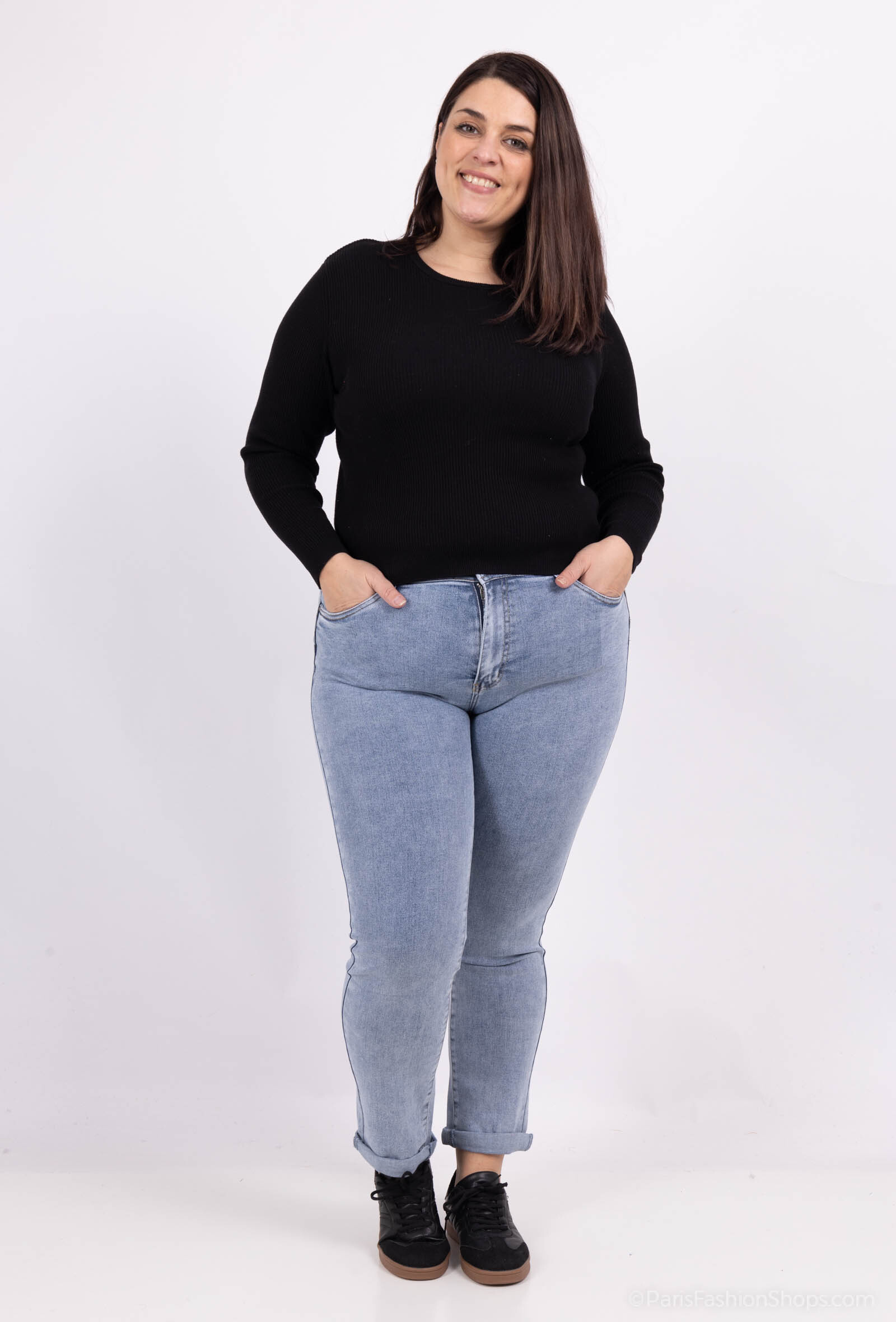 Großhändler DESTINA - GT-Push-up-Straight-Jeans