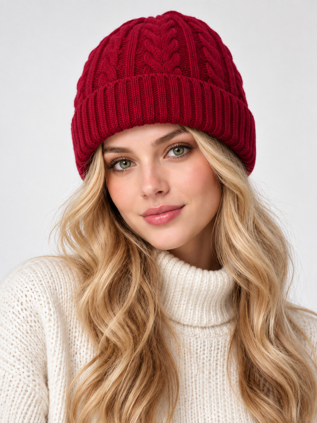 Mayorista DH DIFFUSION - Gorro de lana forrado de pelo con pompón de pelo sintético extra cálido - Unisex