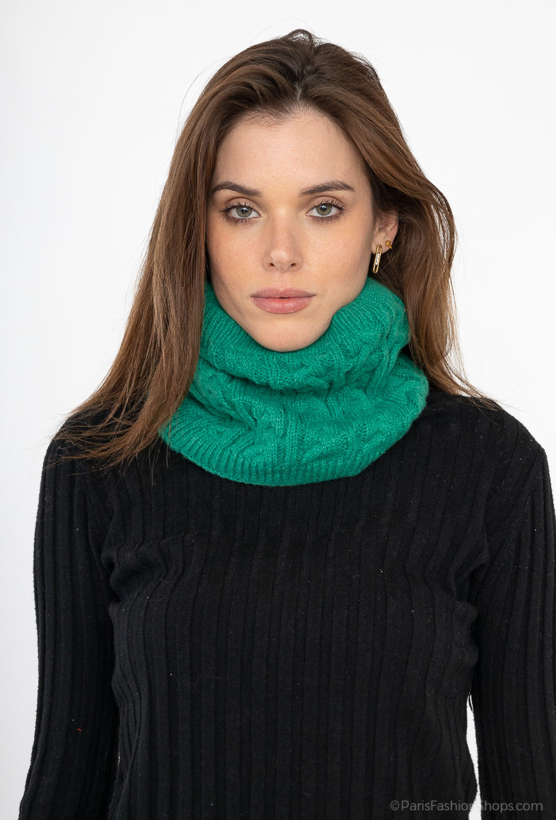 Grossiste DH DIFFUSION - Cache cou fourré en moumoute Femme