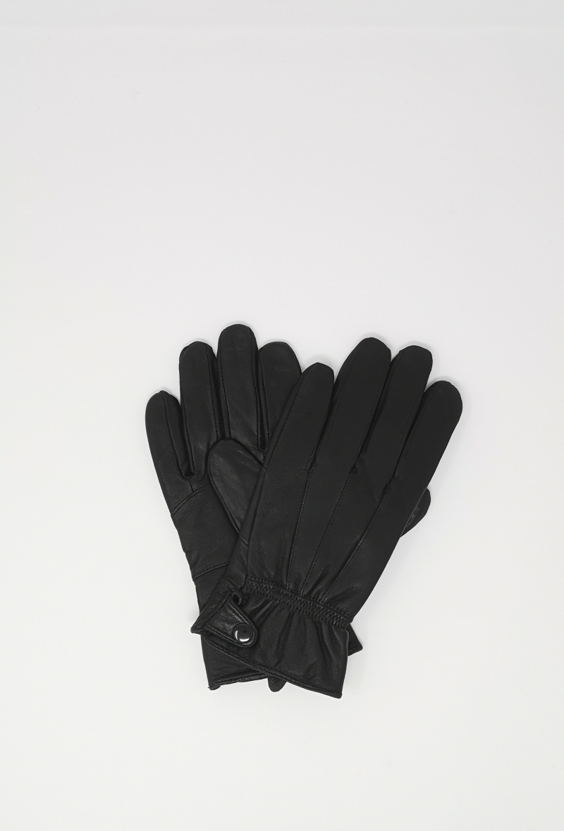 Grossiste DH DIFFUSION - Gants cuir femme pression