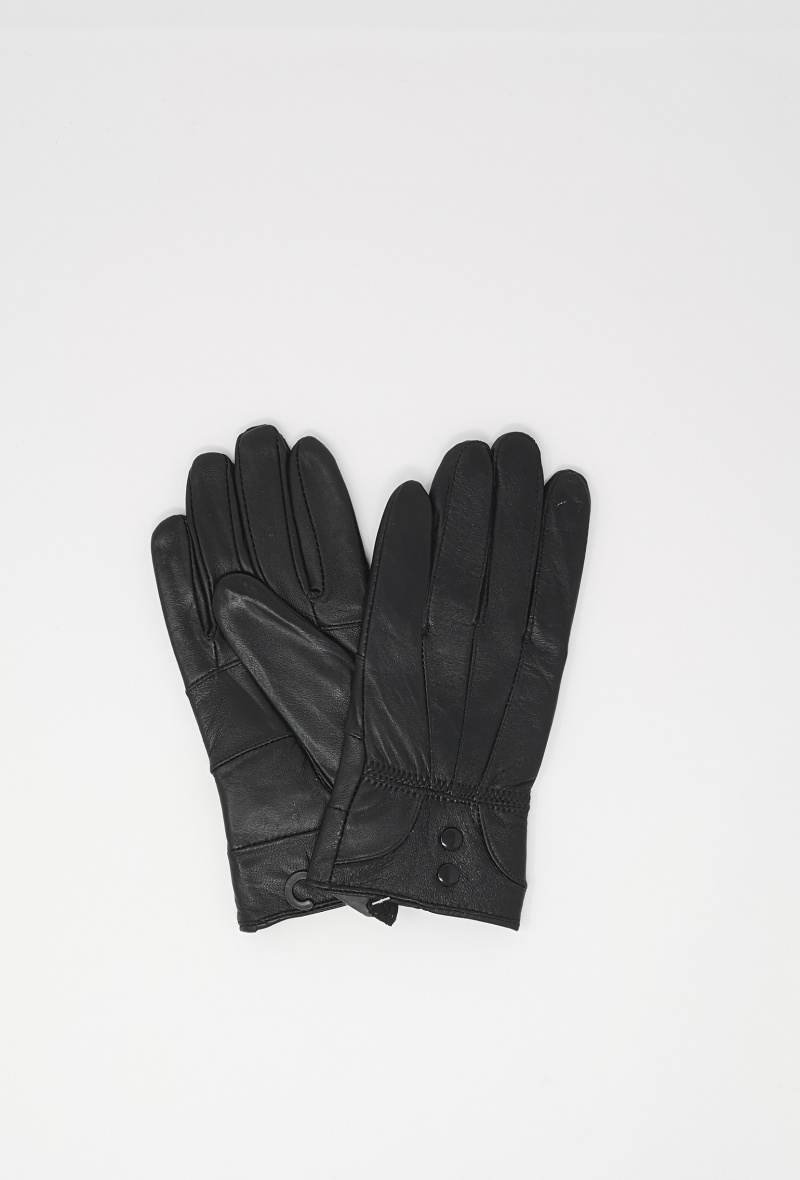 Grossiste DH DIFFUSION - Gants cuir agneau femme 2 boutons