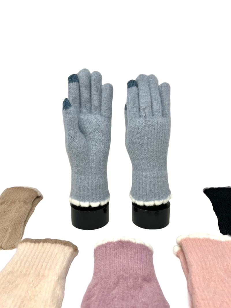 Wholesaler DH DIFFUSION - Gloves touchscreen Stretch - Woman and Teens - Very Soft Extra Warm