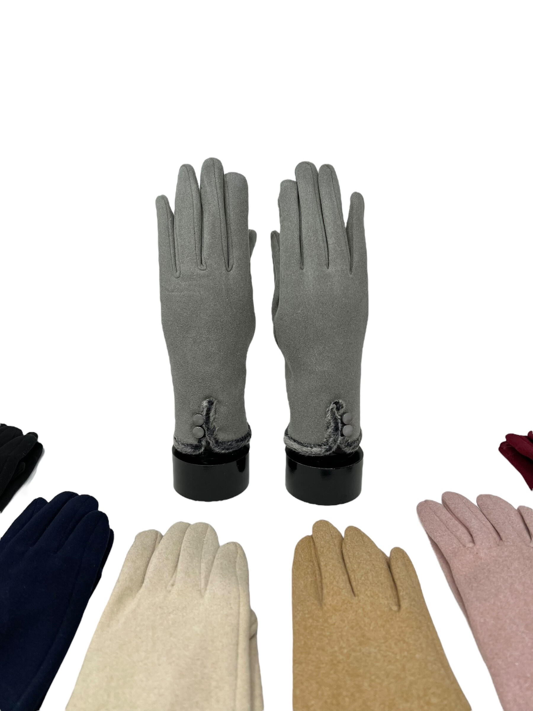 Wholesaler DH DIFFUSION - Women touch gloves Fur Lining Extra Warm