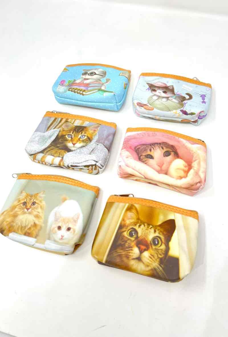 Grossiste DH DIFFUSION - Porte-monnaie Chatons