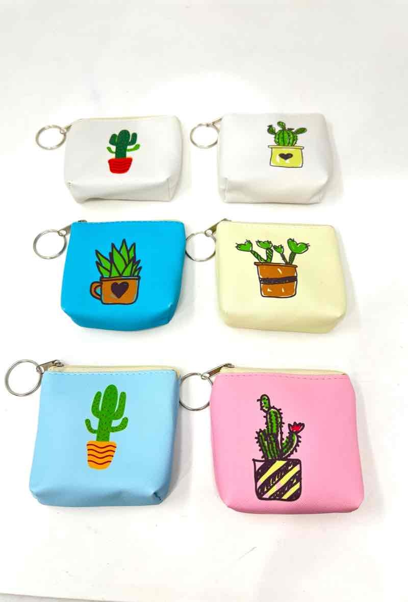 Grossiste DH DIFFUSION - Porte-monnaie Cactus