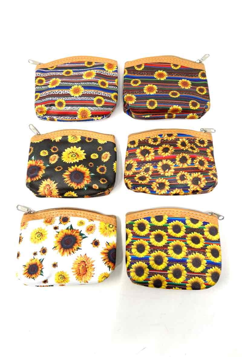 Grossiste DH DIFFUSION - Porte-monnaie Tournesol