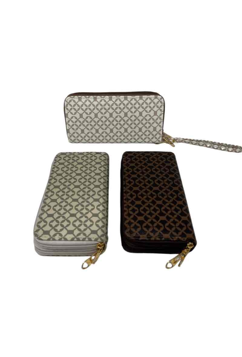 Grossiste DH DIFFUSION - Porte-monnaie Femme Multi-cartes Especes - Oursons Nid d’abeille