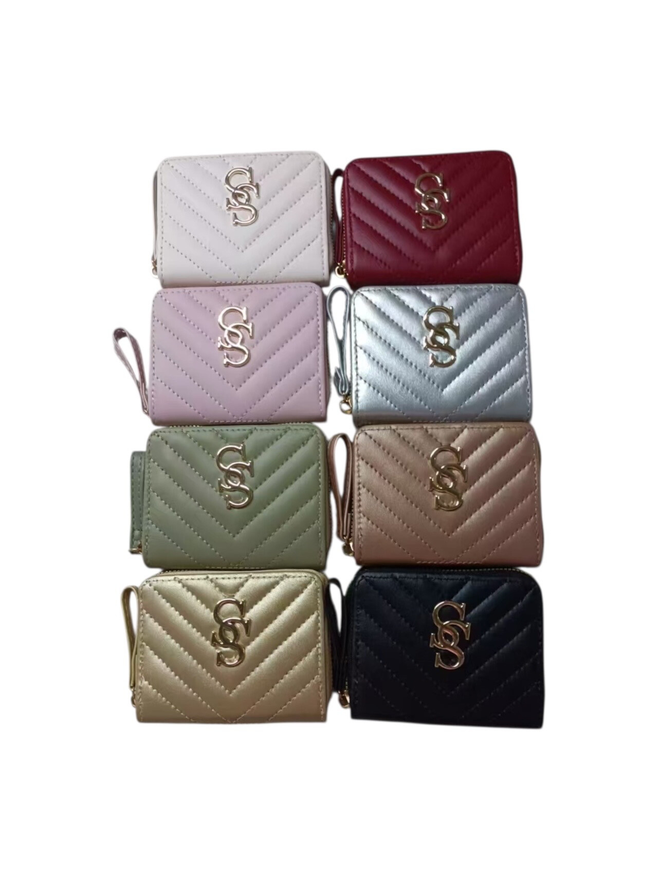 Wholesaler DH DIFFUSION - Women's Multi-card Coin Purse Quilted Effect - Matelassé - Big Size