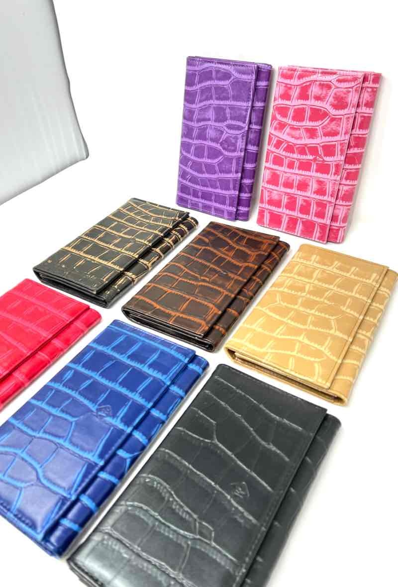 Grossiste DH DIFFUSION - Porte-monnaie Femme Croco