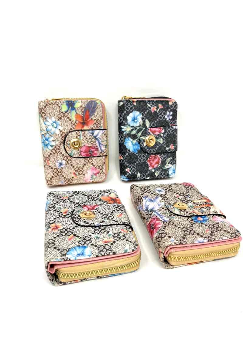 Mayorista DH DIFFUSION - Monedero de mujer con estampado floral