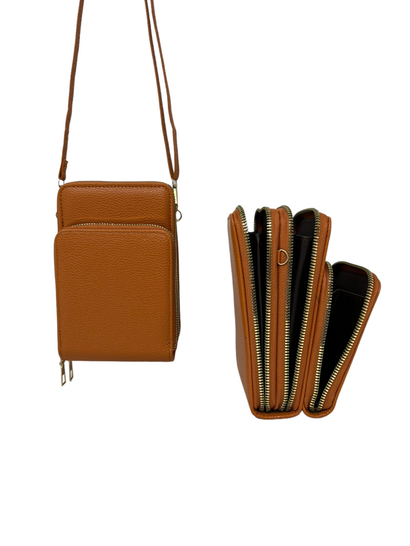 Wholesaler DH DIFFUSION - Phone Bag Wallet with shoulder strap - 3 compartments
