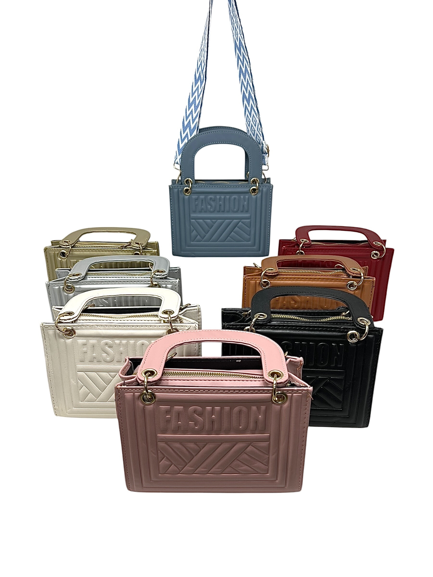 Grossista DH DIFFUSION - Borsa da donna alla moda con tracolla spessa