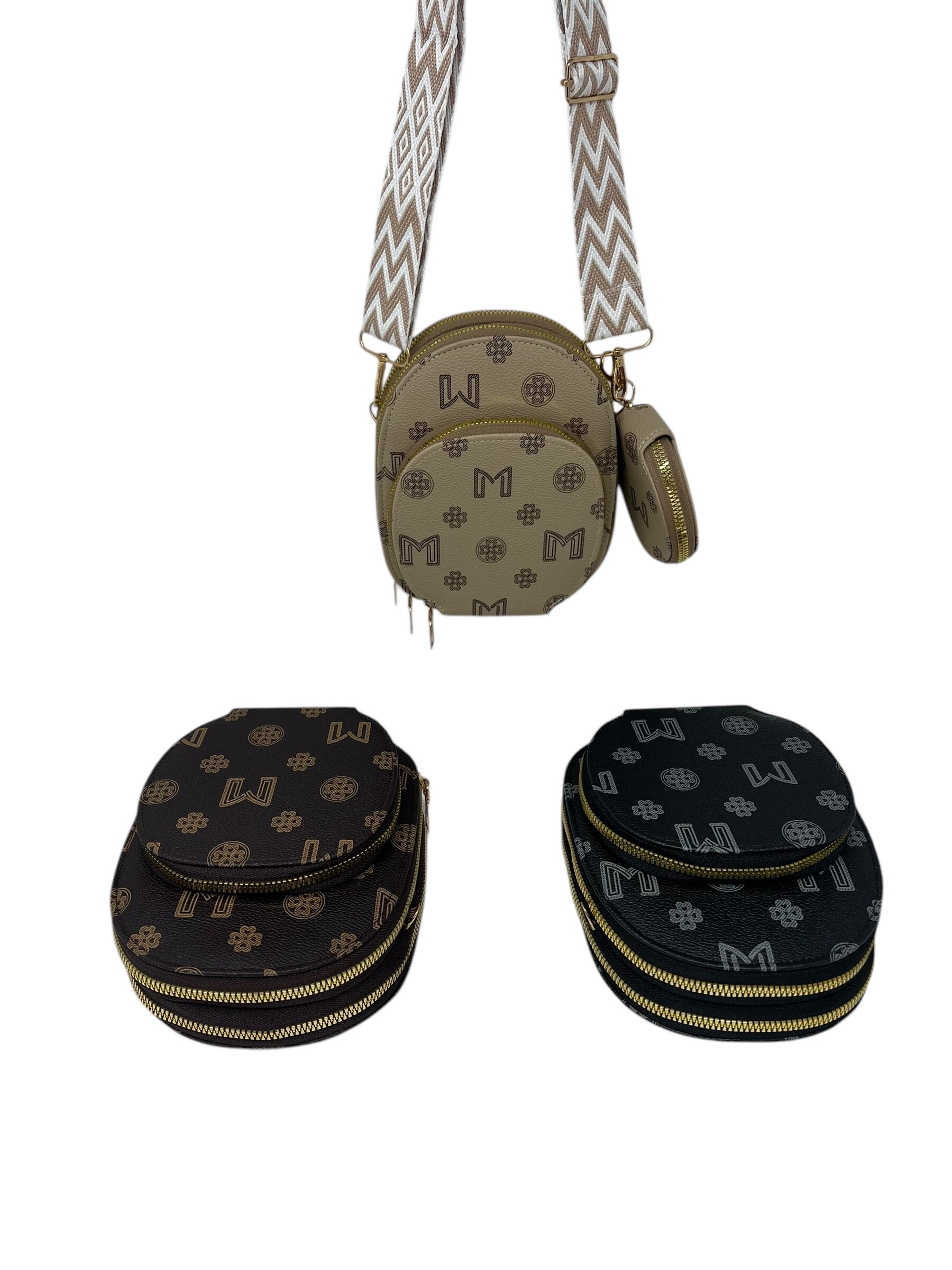 Wholesaler DH DIFFUSION - Crossbody phone wallet bag 3 Pockets