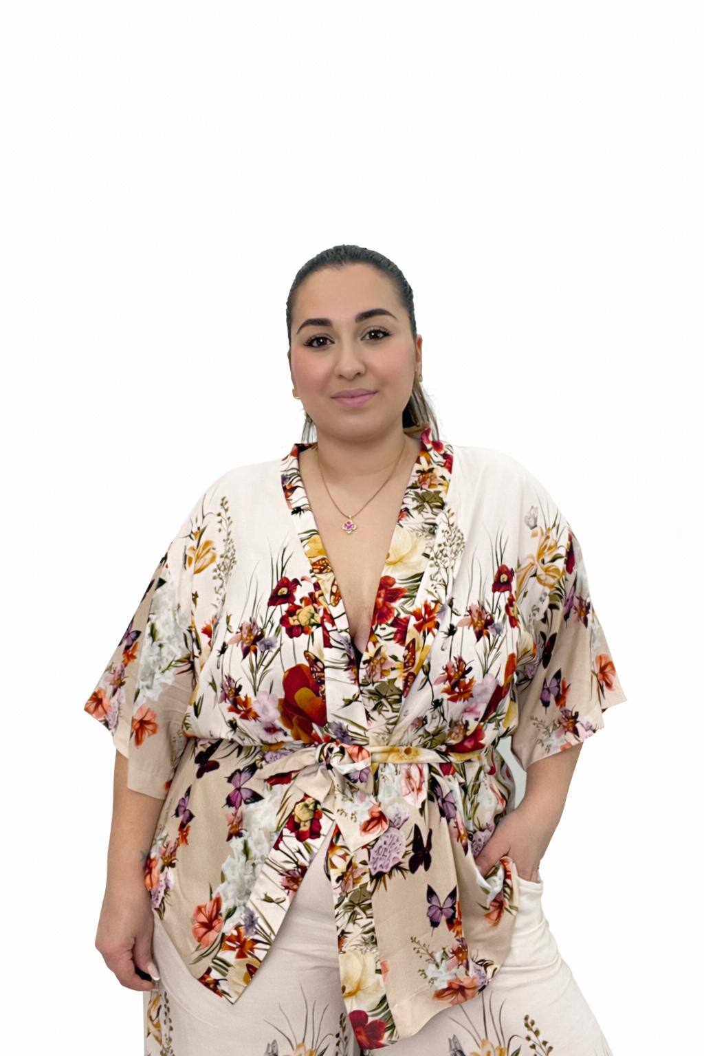 Wholesaler DIADEMA - Plus size patterned shirt