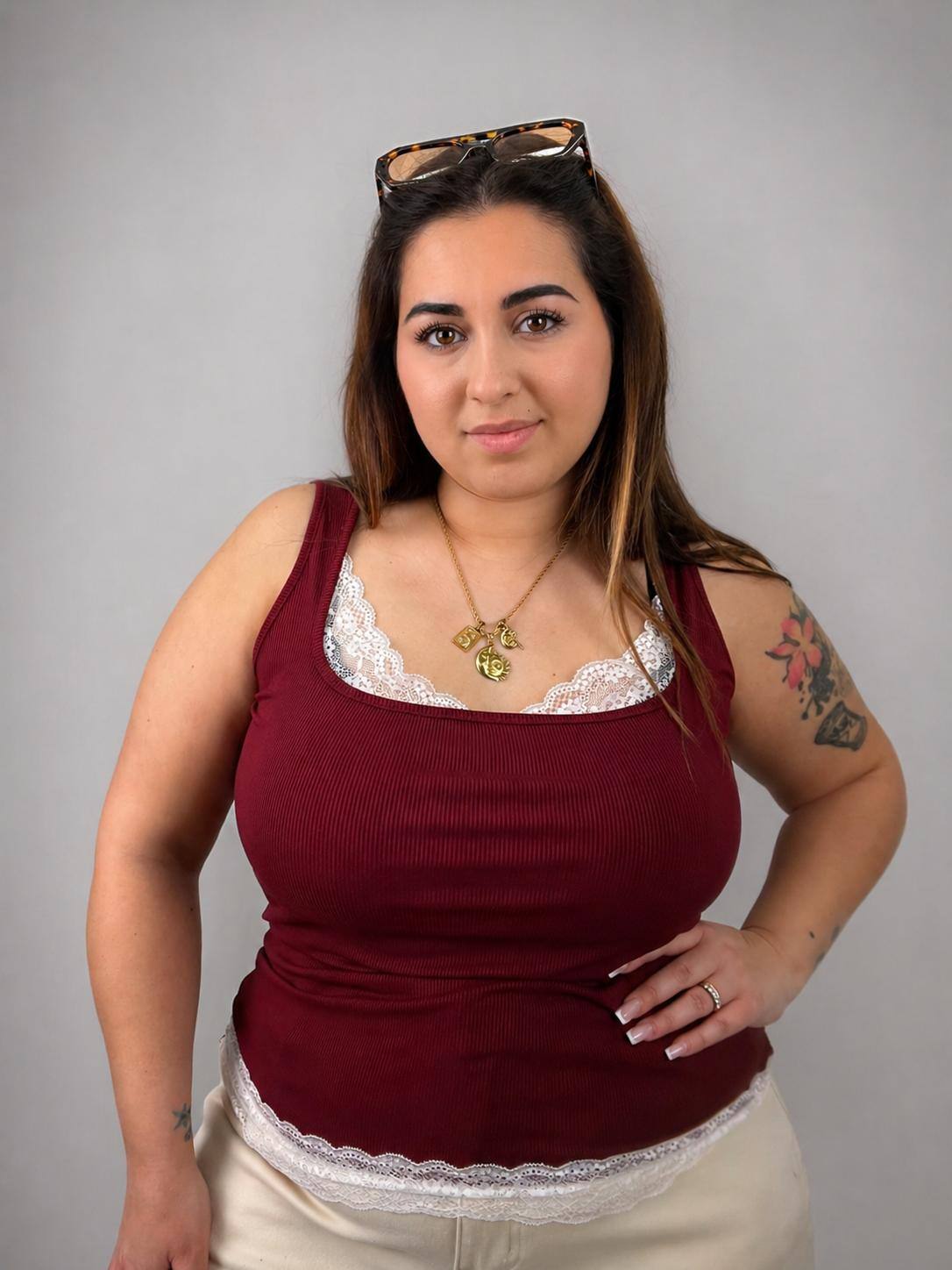 Mayorista DIADEMA - Camiseta de tirantes ajustada de canalé
