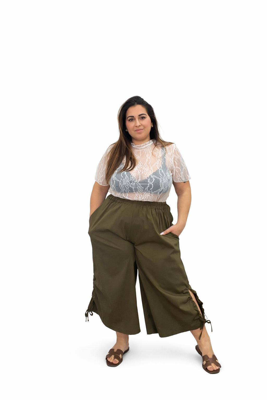 Wholesaler DIADEMA - Wide-leg pants for curvy figures
