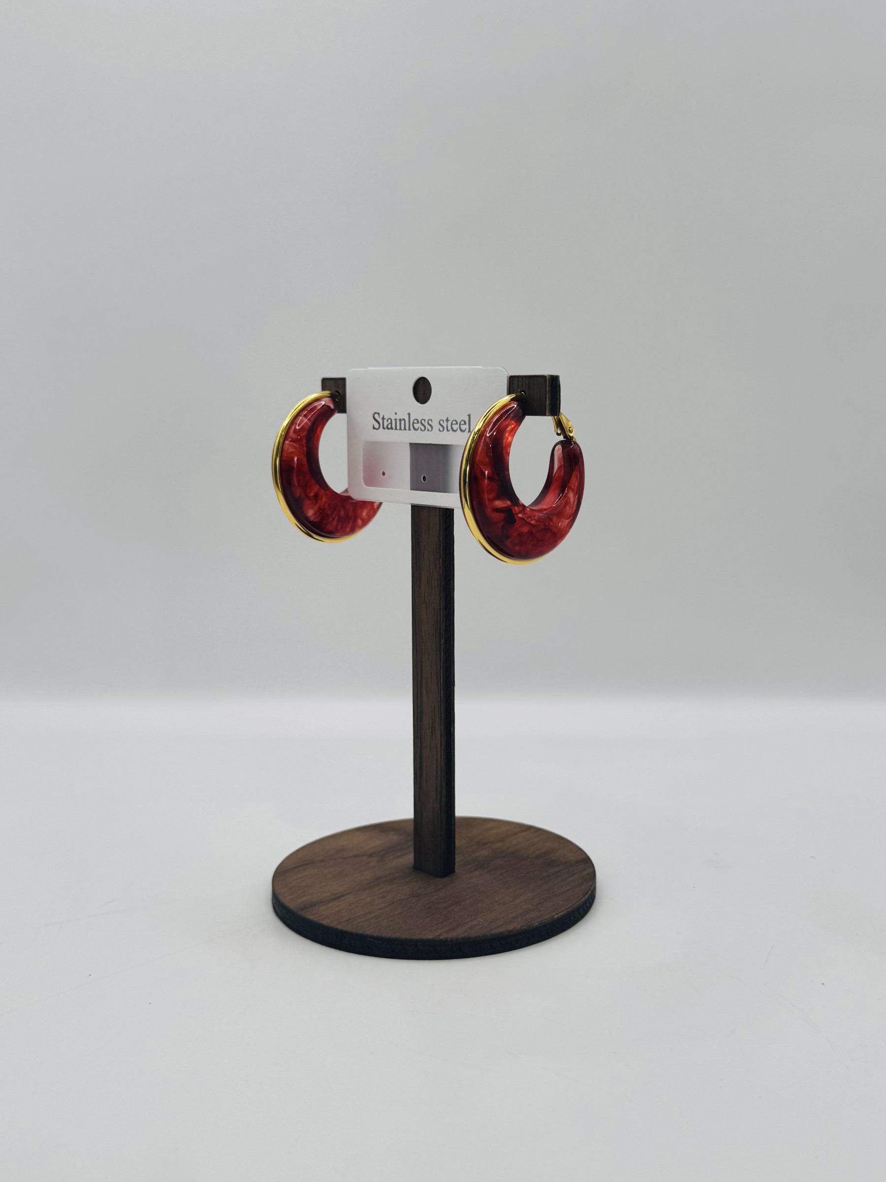 Wholesaler Diamond - Colored steel earring
