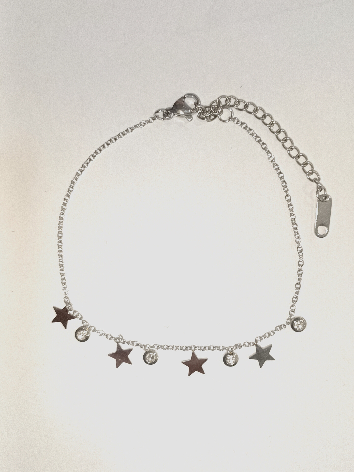 Wholesaler Diamond - Ankle chain ​​steel strass palmier