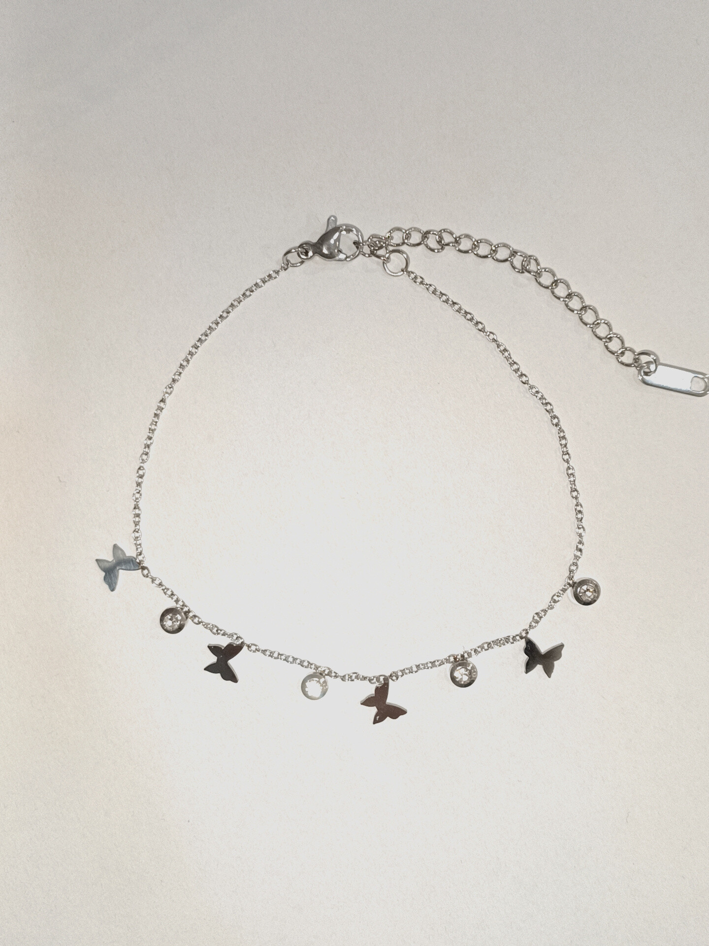 Wholesaler Diamond - Ankle chain ​​steel strass palmier