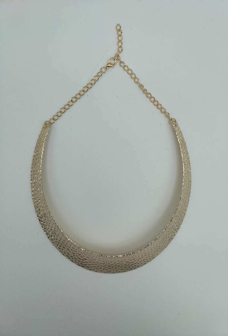 Grossiste Diamond - COLLIER FER MOTIF MARTELE