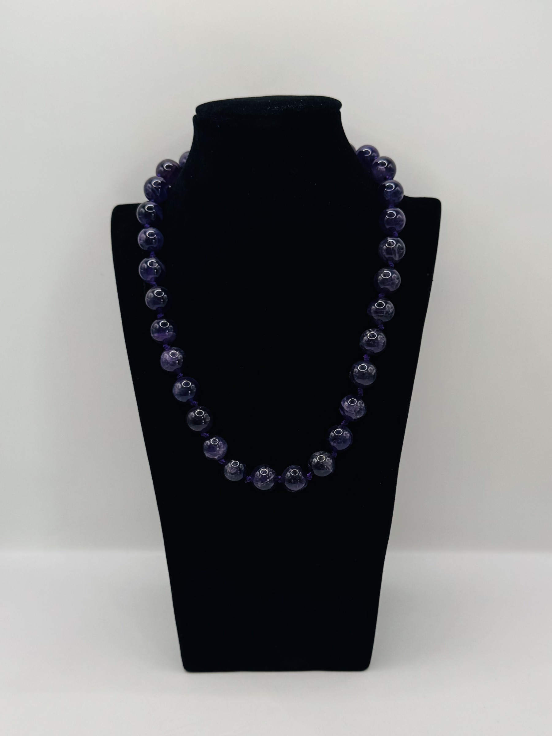 Grossiste Diamond - Collier améthyste boule rond