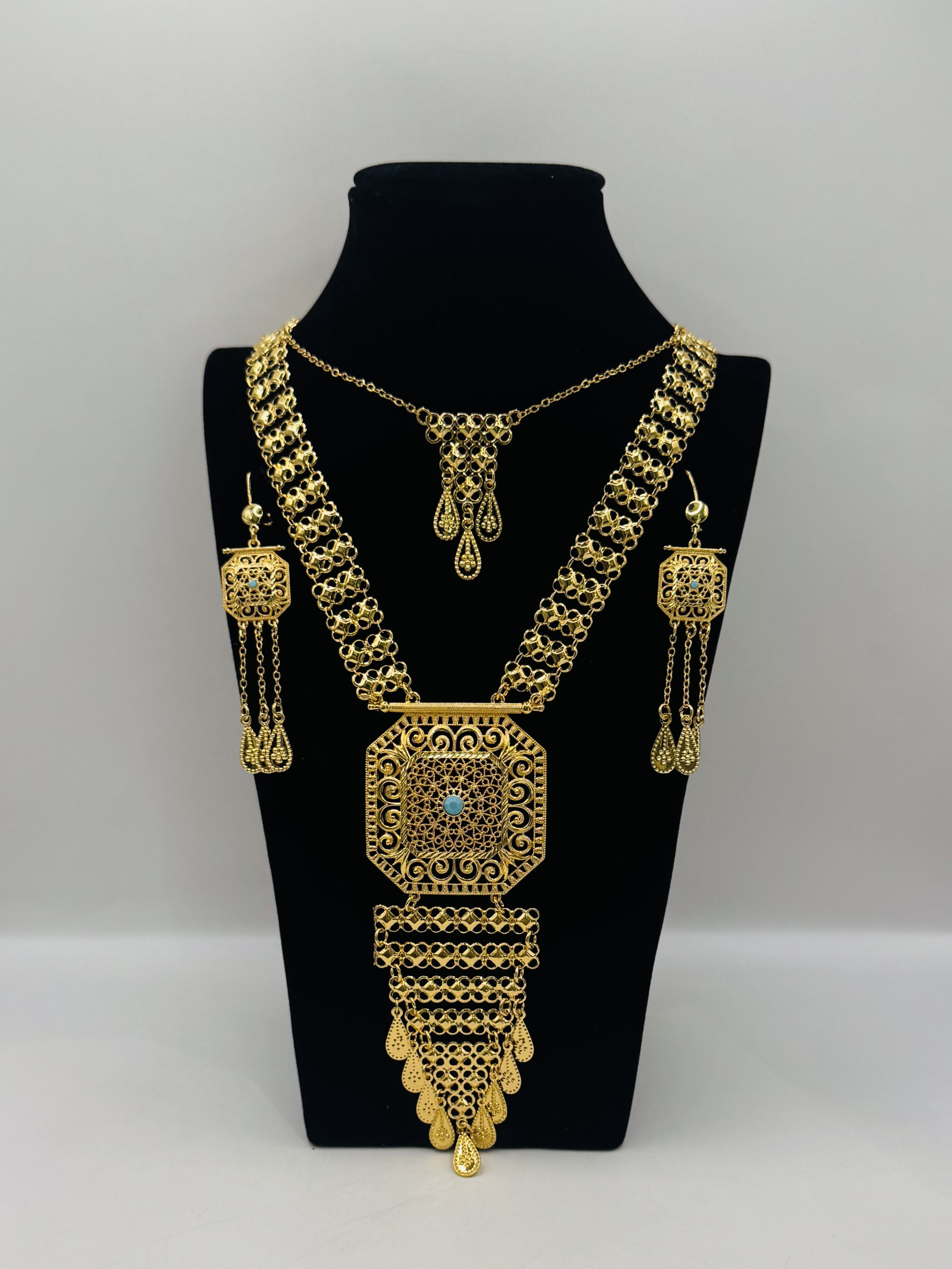 Großhändler Diamond - Metall-Schmuckset
