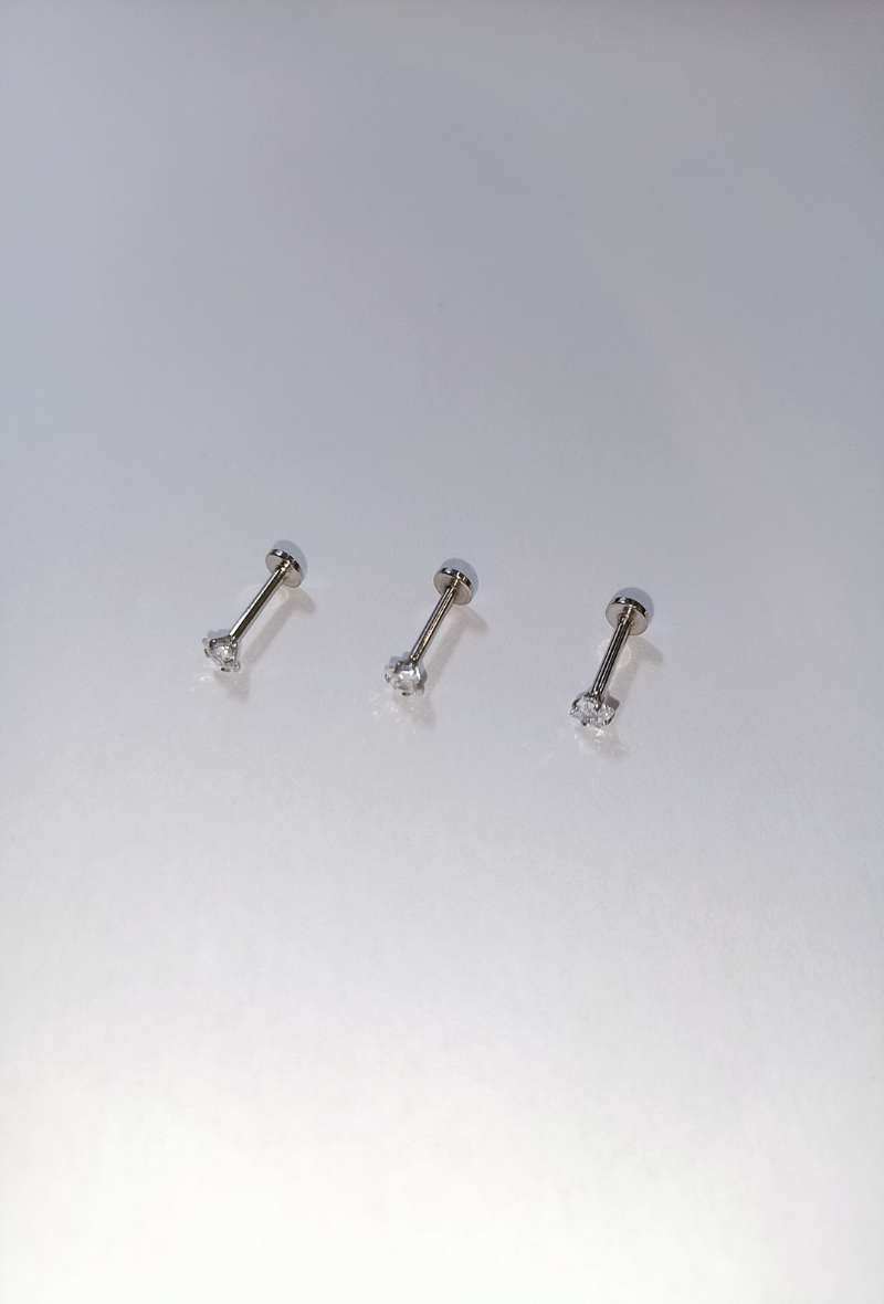 Grossiste Diamond - PIERCING LABRET ZIRCONIUM CARRE