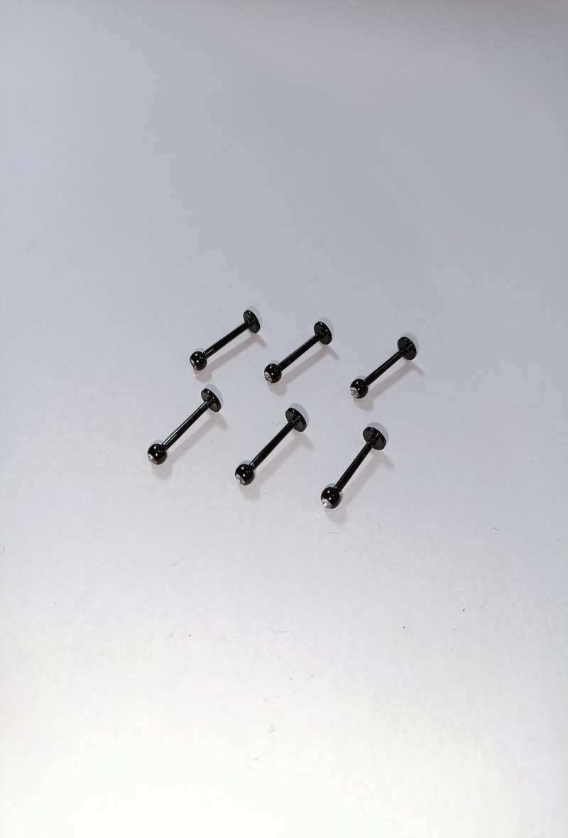 Grossiste Diamond - PIERCING LABRET BOULE STRASS 10