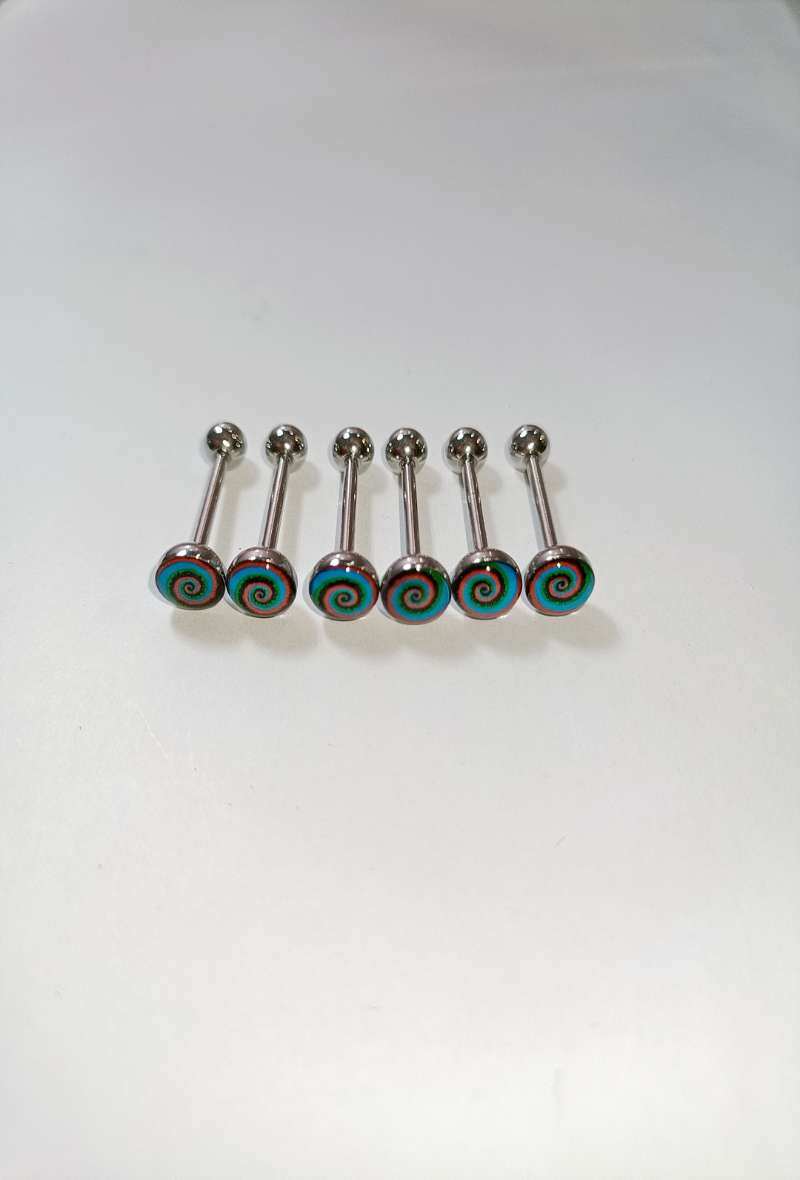 Grossiste Diamond - PIERCING LANGUE SPIRAL