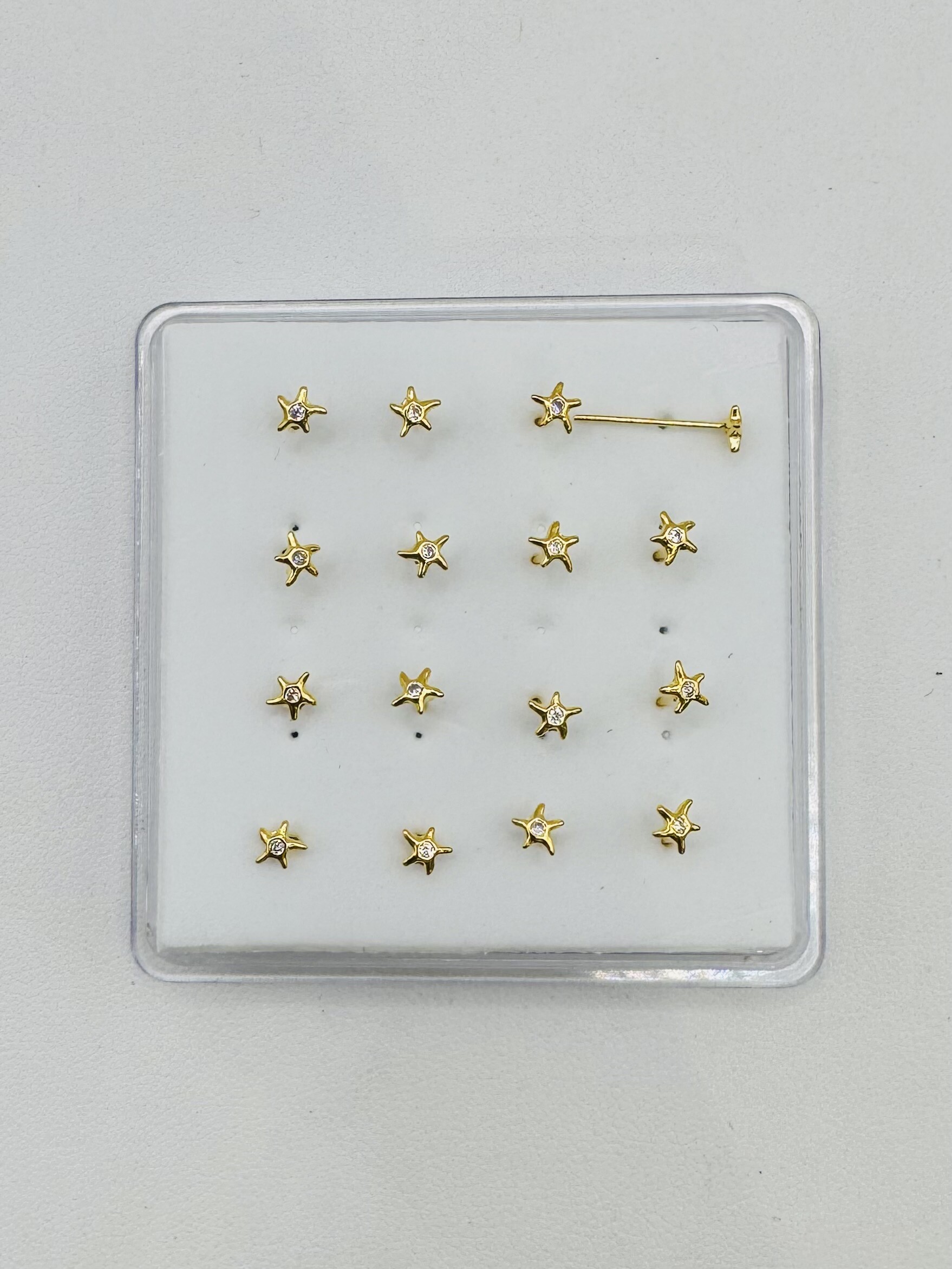Großhändler Diamond - Nasenpiercing mit Seestern und Strass