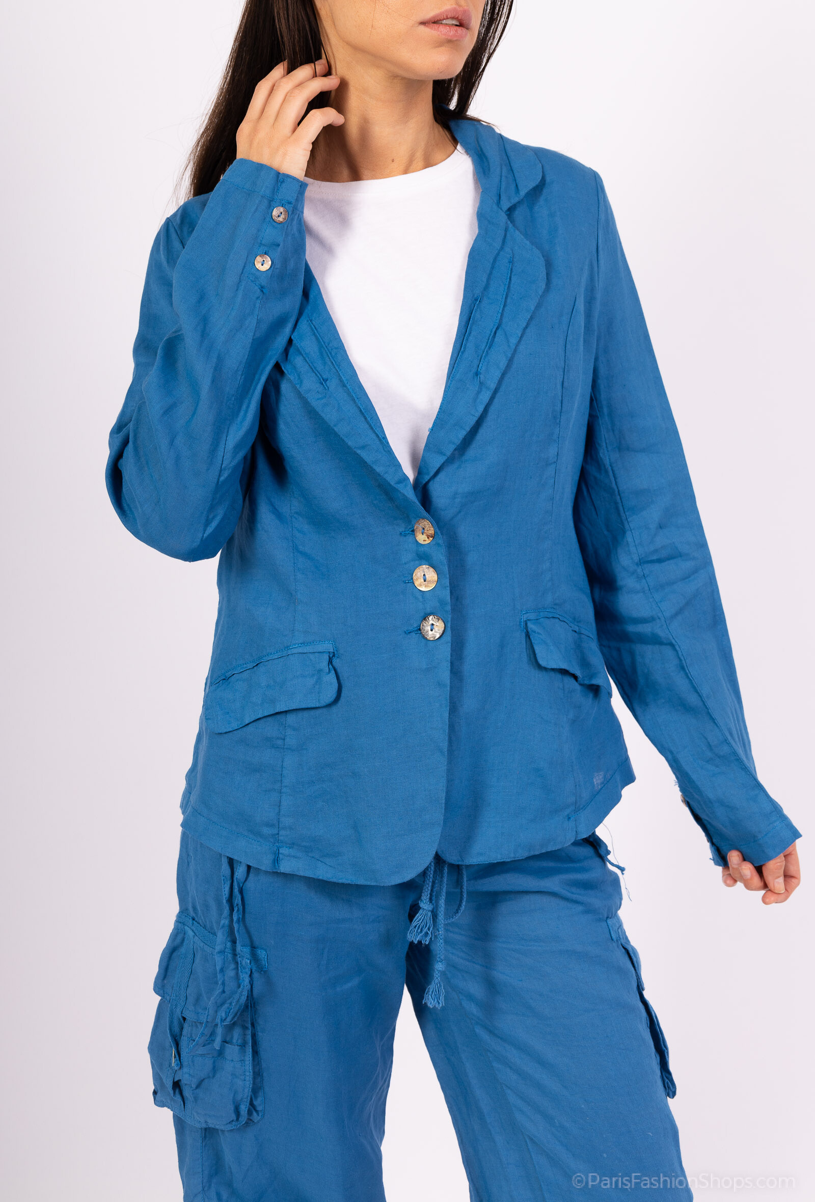 Grossista DIVA TEX LINEN - GIACCA IN LINO 100%