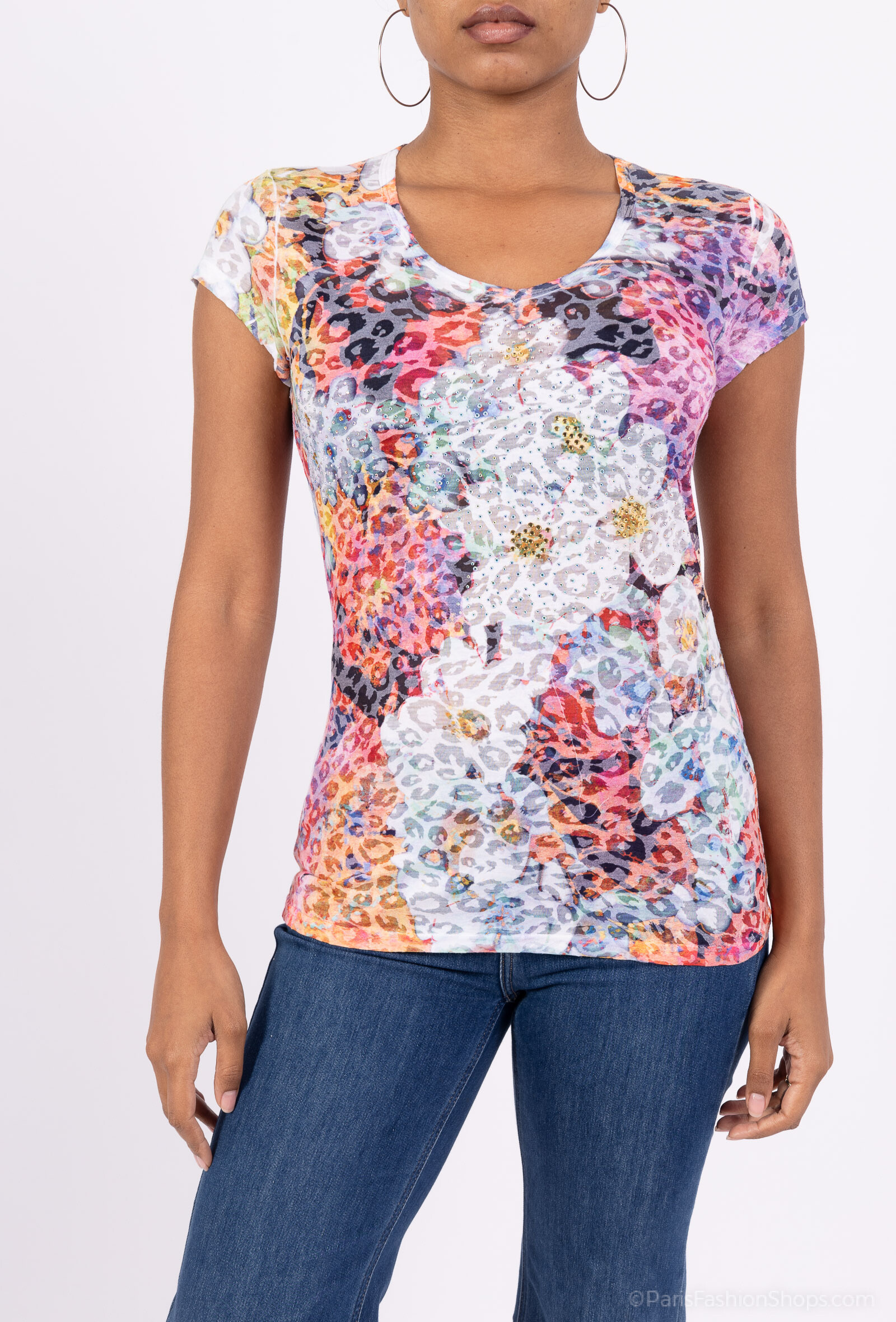 Großhändler DIVA TEX T-SHIRT - Bunte T-Shirts, gemischtes Farbpaket