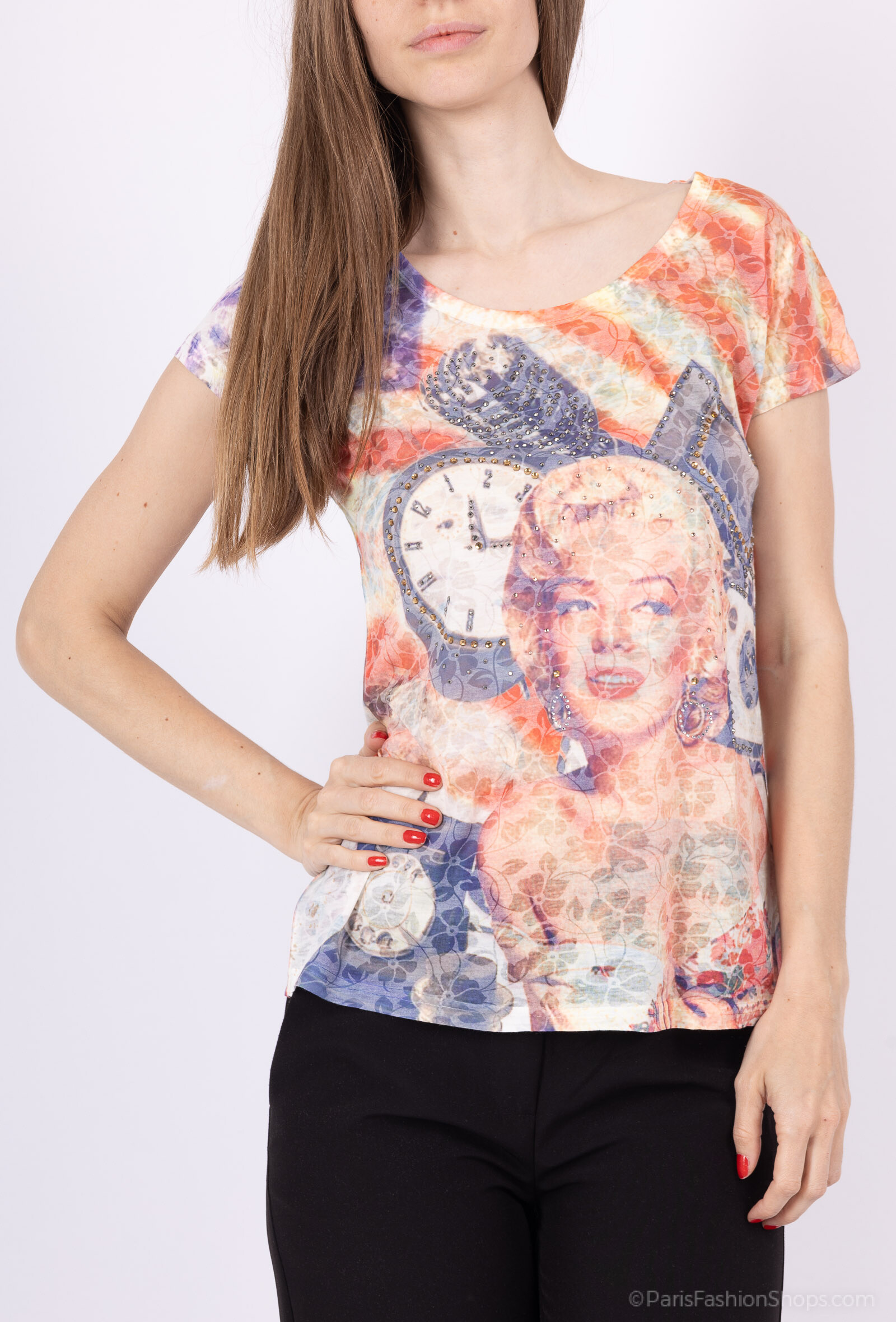 Großhändler DIVA TEX T-SHIRT - Bunte T-Shirts, gemischtes Farbpaket