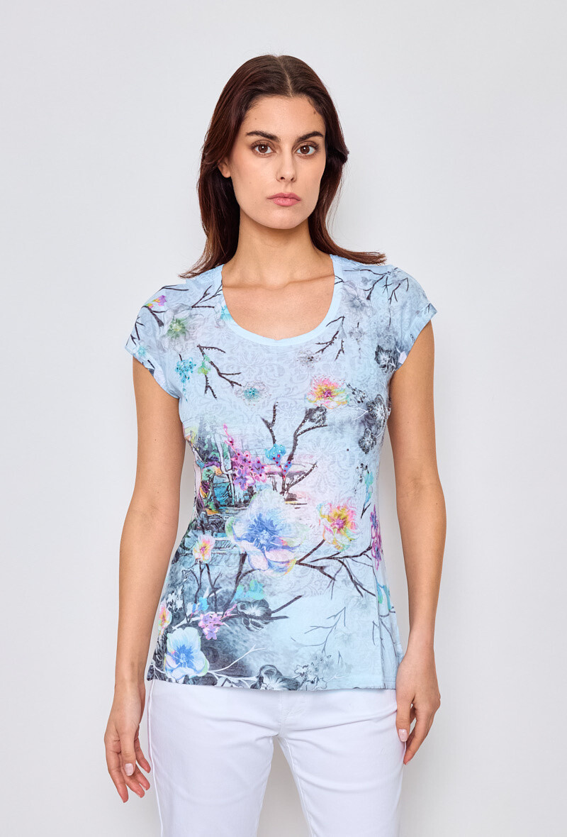 Grossiste DIVA TEX T-SHIRT - T-Shirt imprimé, pack mix