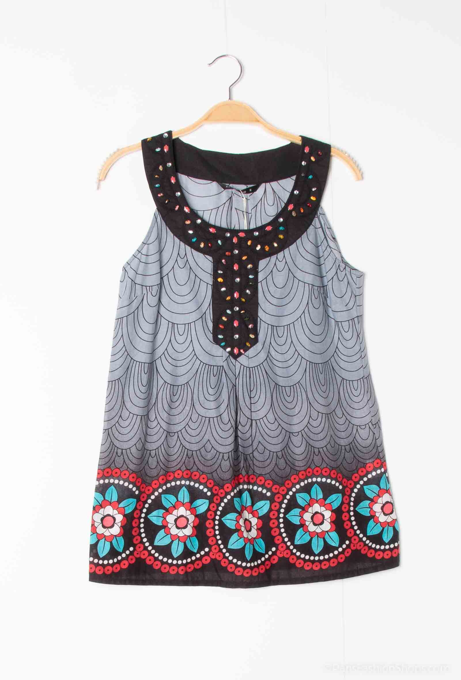Großhändler DIVA TEX - Leichte Bluse mit Mustern