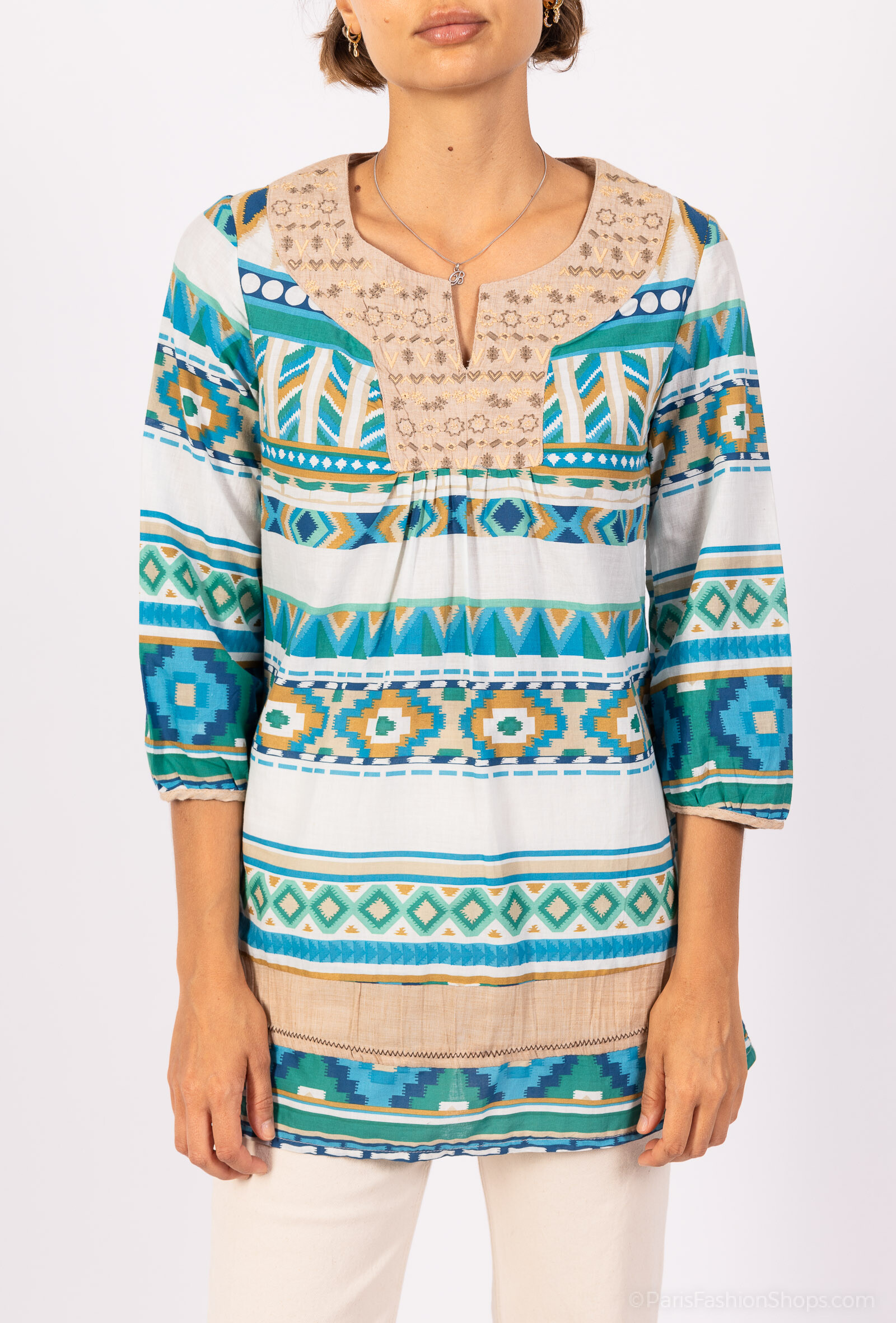 Großhändler DIVA TEX - Leichte und bunte Bluse