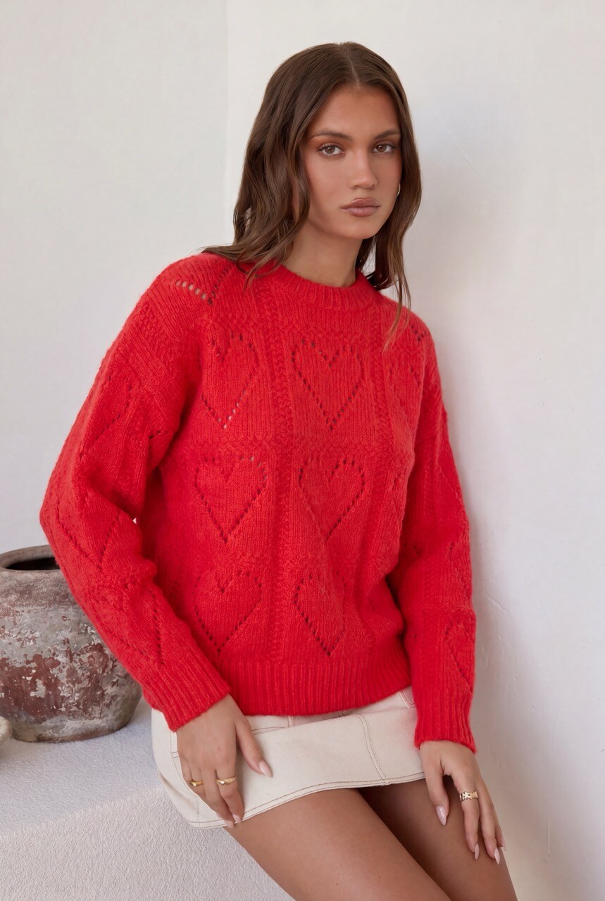 Grossiste DIVA TEX - Gilet motif cœur