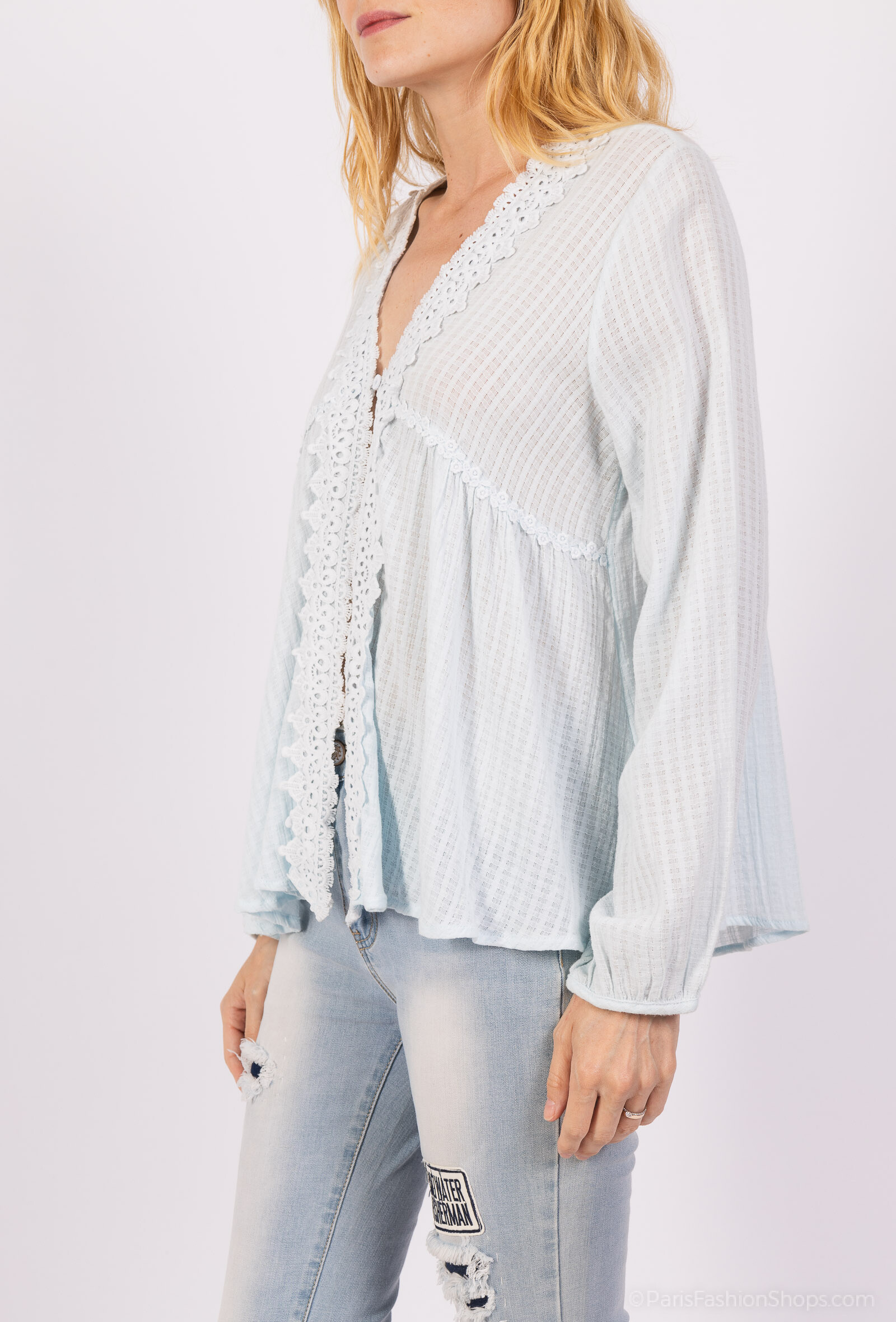 Grossista DIVA TEX - Short di jeans con cintura in vita
